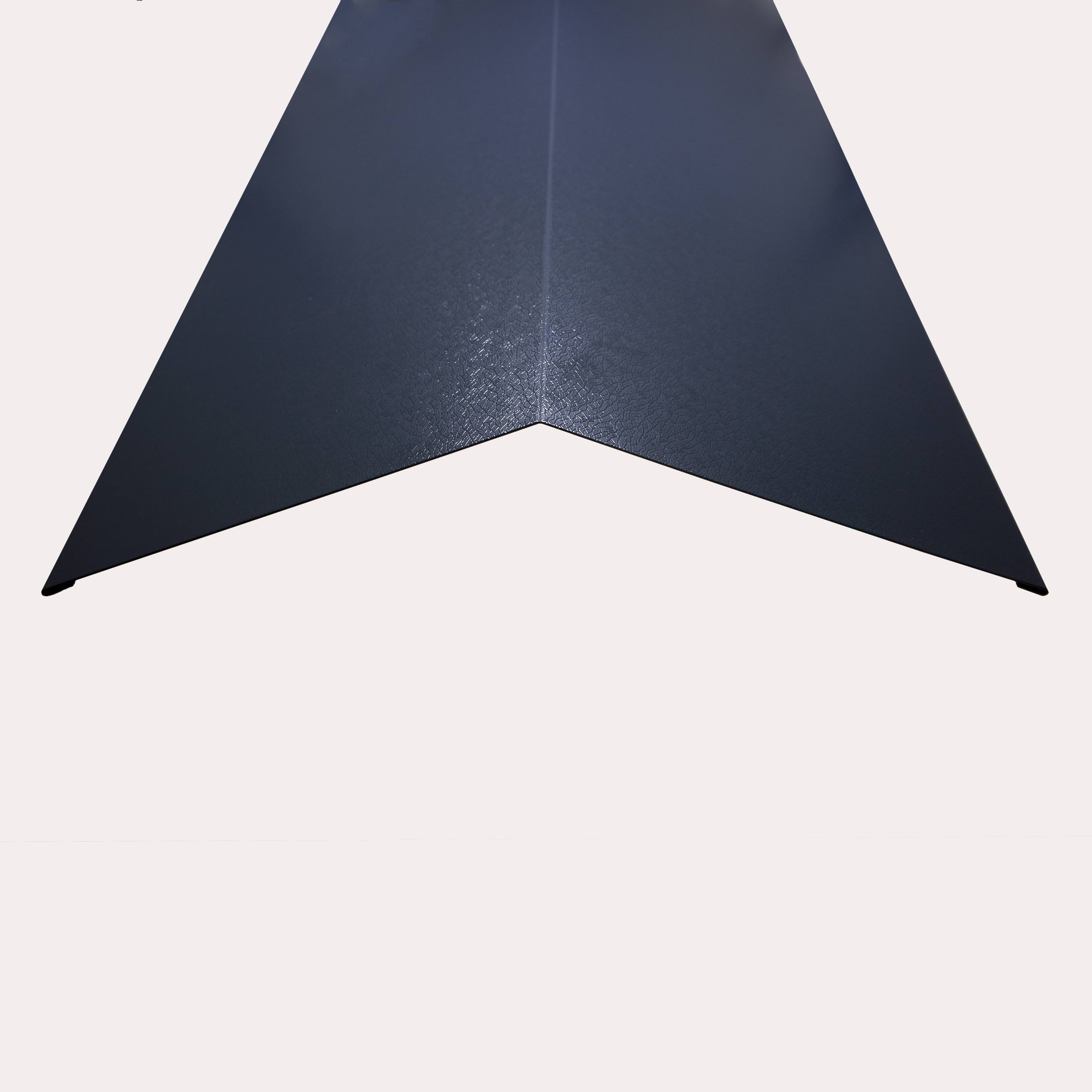 Hornsey Plastisol Coated Steel Standard Ridge Cap Flashing - Anthracit