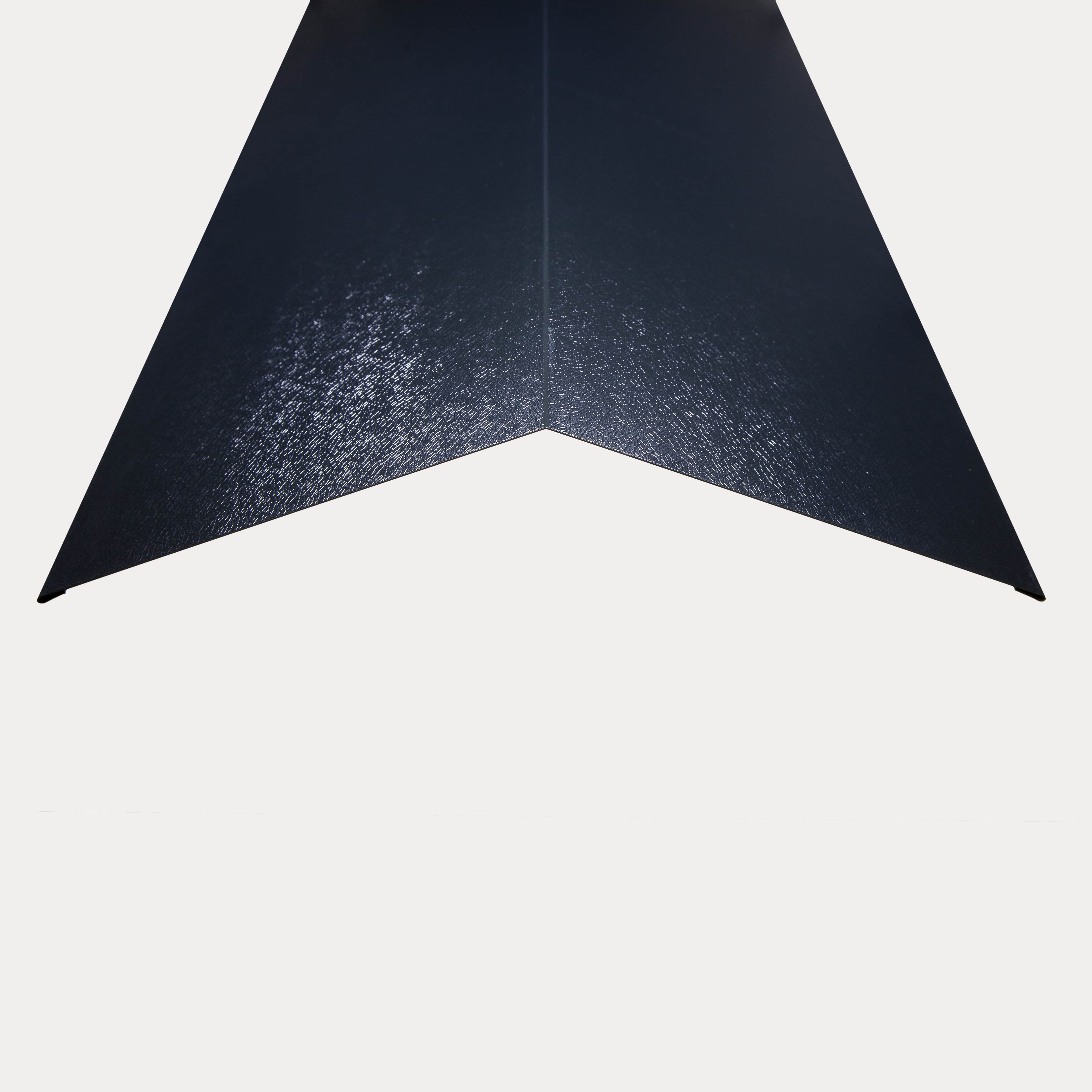 Hornsey Plastisol Coated Steel Standard Ridge Cap Flashing - Slate Blue