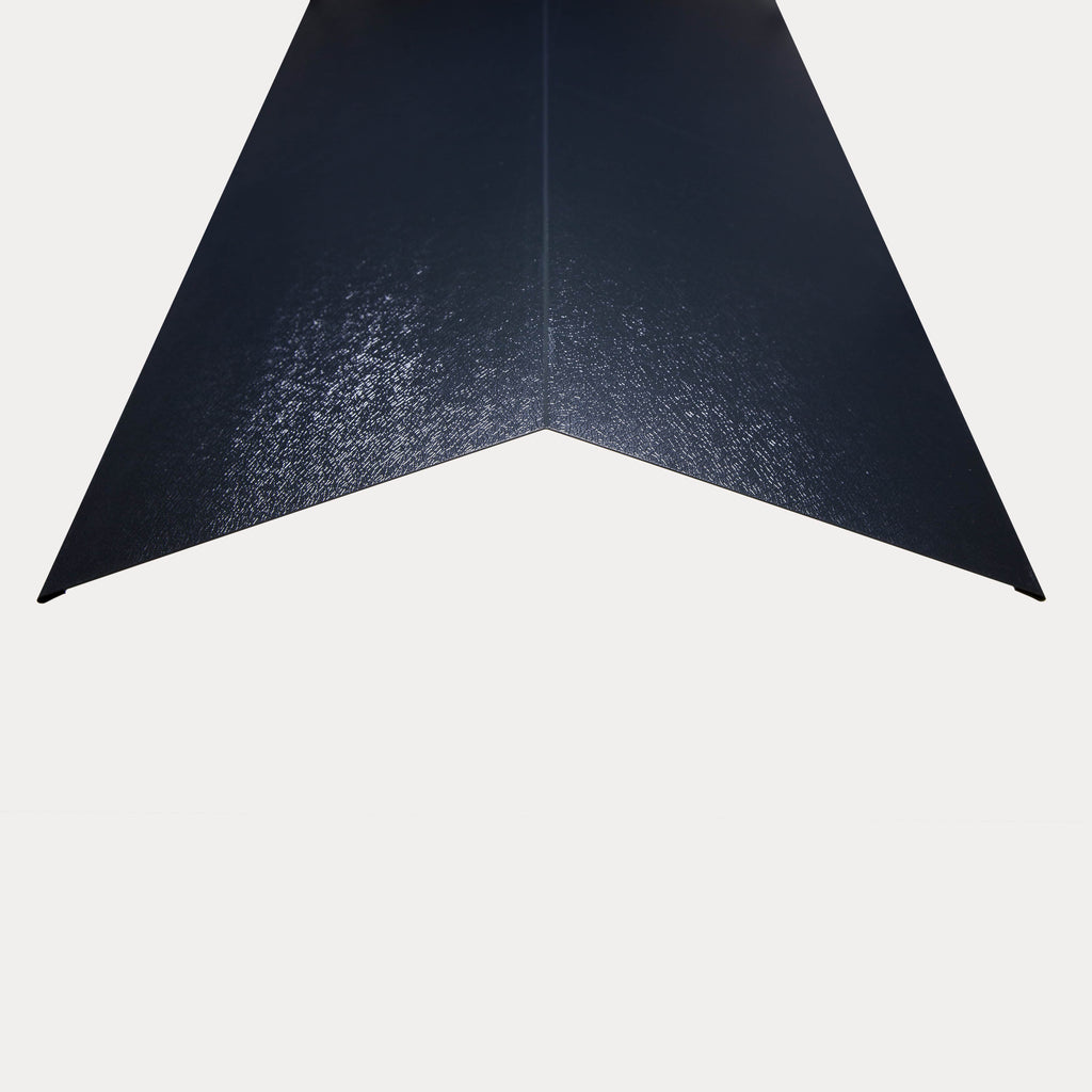 Hornsey Plastisol Coated Steel Standard Ridge Cap Flashing - Slate Blu