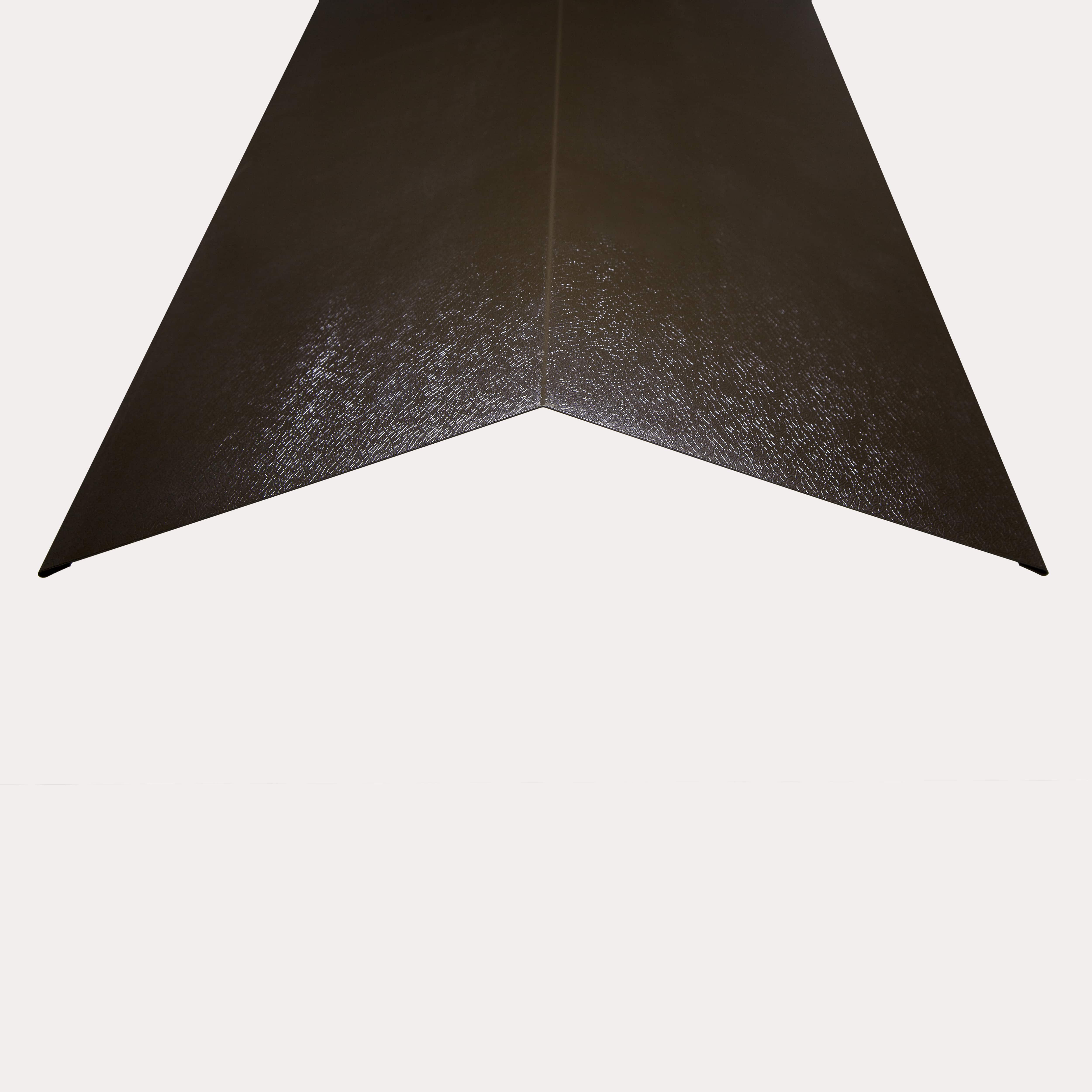 Hornsey Plastisol Coated Steel Standard Ridge Cap Flashing - Vandyke Brown