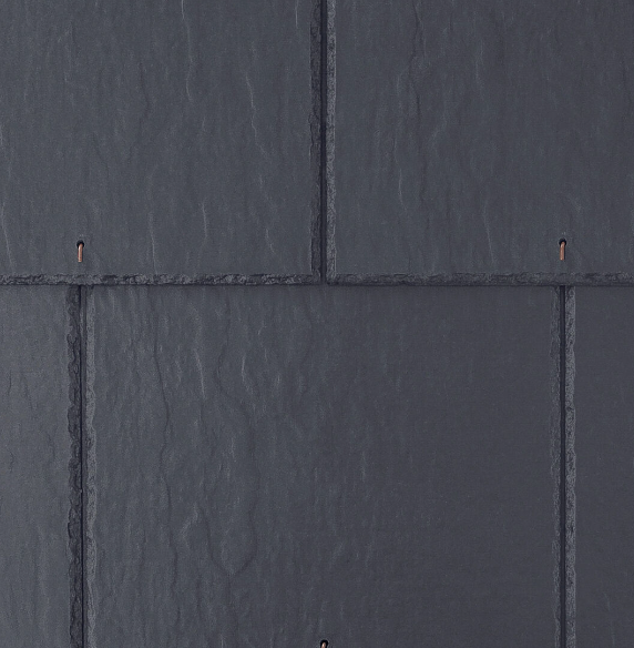 Cedral Rivendale Fibre Cement Roof Slate Blue/Black 600mm x 600mm - Pack of 5